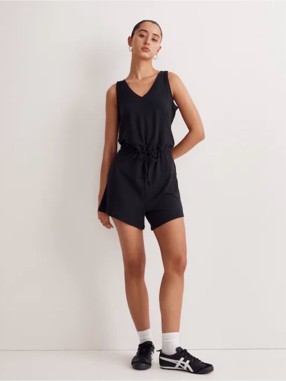 Madewell drawstring Romper - L